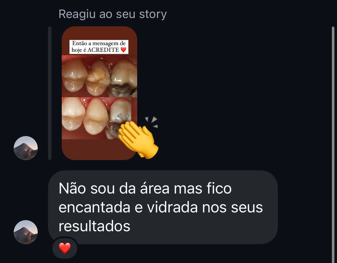 Mensagem de agradecimento recebida de aluno ou paciente 4